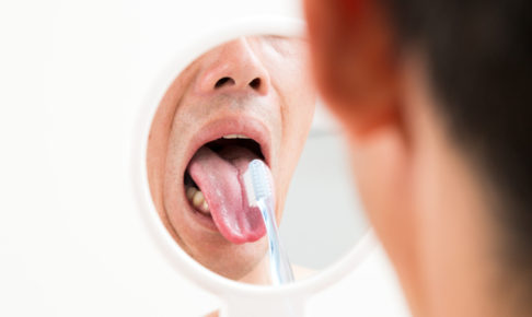 舌磨き